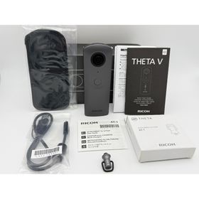 リコー(RICOH)の【ほぼ新品】RICOH THETA V リコー シータ 360度カメラ(コンパクトデジタルカメラ)