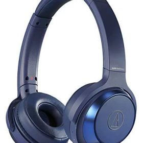 オーディオテクニカ ATH-WS330BT BL ヘッドホン bluetooth ワイヤレスヘッドホン 重低音 SOLID BASS 最大70時間再生 ブルー ATH-WS330BT BL