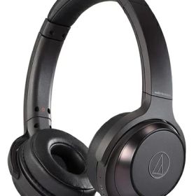 【中古】（新古品） オーディオテクニカ ATH-WS330BT BK ワイヤレスヘッドホン bluetooth 重低音 SOLID BASS 最大70時間再生 ブラック ATHーWS330BT BK