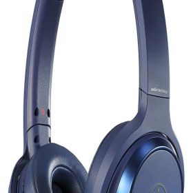 オーディオテクニカ ATH-WS330BT BL ヘッドホン bluetooth ワイヤレスヘッドホン 重低音 SOLID BASS 最大70時間再生 ブルー ATH-WS330BT BL