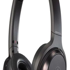 オーディオテクニカ ATH-WS330BT BK ワイヤレスヘッドホン bluetooth 重低音 SOLID BASS 最大70時間再生 ブラック ATHーWS330BT BK