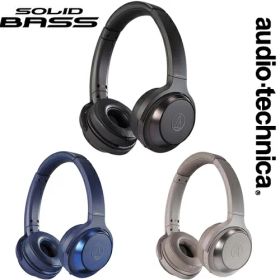 ワイヤレスヘッドホン Bluetooth対応 最大70時間 ATH-WS330BT ブラック BK ブルー BL カーキ KH キレのある重低音 かんたん操作 最大70時間 急速充電対応 SCMS-Tに対応 オートパワーオフ マルチペアリング bluetooth ブルートゥース audio-technica オーディオテクニカ