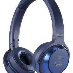 オーディオテクニカATH-WS330BTBLヘッドホンbluetoothワイヤレスヘッドホン重低音SOLIDBASS最大70時間再生ブルーATH-WS330BTBL