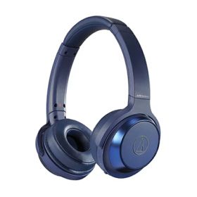 オーディオテクニカ Bluetooth ワイヤレスヘッドホン SOLID BASS ブルー ATH-WS330BTBL オーテク ヘッドホン イヤホン 【送料無料】