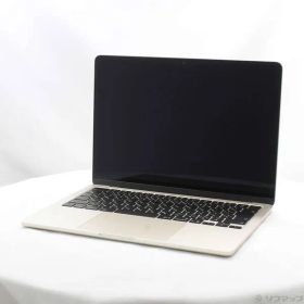 ソフマップ 〔中古品〕 MacBook Air 13.6-inch Early-2025 MW103J／A Apple M4 10コアCPU_10コアGPU 16GB SSD512GB スターライト 〔15.7 Sequoia〕【258】