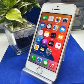 E2039【美品】iPhoneSE GOLD 64GB バッテリー新品 ガラスコーティング施工済み