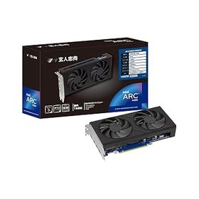 【中古】玄人志向 Intel Ark A580 搭載 グラフィックボード GDDR6 8GB 搭載モデル 【国内正規品】 AR-A580D6-E8GB/DF