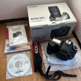 【美品】 Canon EOS 80D ボディ 液晶保護シール貼付済み