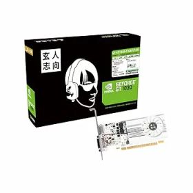【中古】【未使用】玄人志向 NVIDIA GeForce GT 1030 搭載 グラフィックボード 2GB シングルファンモデル GF-GT1030-E2GB/LP/D5