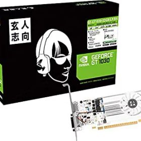 【中古】玄人志向 NVIDIA GeForce GT 1030 搭載 グラフィックボード 2GB シングルファンモデル GF-GT1030-E2GB/LP/D5
