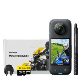 Insta360 X3 ｜360度カメラ アクションカメラ 新型1/2インチ48MPセンサー IPX8防水 5.7K360度動画 72MP360度写真 手ブレ補正 アクティブHDR 4K一人称視点 60fps自撮り 360度水平維持 AI編集 音声制御2.0 長時間 アクションカム 360度ライブ配信