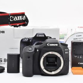 【返品保証】★極上美品★ ショット数3434回！ キヤノン Canon EOS 80D デジタル一眼レフカメラ ボディ 元箱付き #26032229