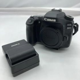 【中古】CANON EOS 80D 1263C001 デジタル一眼カメラ ボディ ブラック 2016年[19]