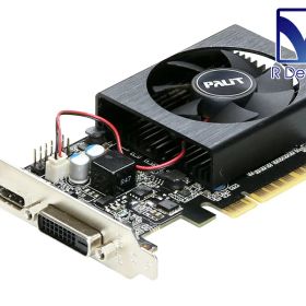 Palit Microsystems GeForce GT 710 2048MB HDMI/Dual-Link DVI-D PCI Express 2.0 x8 NEAT7100HD46-2080F Low-Profile【中古グラフィックボード】