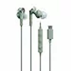 オーディオテクニカ ATH-CKS330C GRイヤホン 有線 1.2m マイク付き USB Type-C 重低音 カナル型 PC Windows Mac Android グリーン