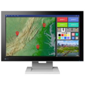 EIZO DuraVision 21.5インチタッチパネル装着カラー液晶モニター FDF2182WT-TGY チルトスタンドモデルです