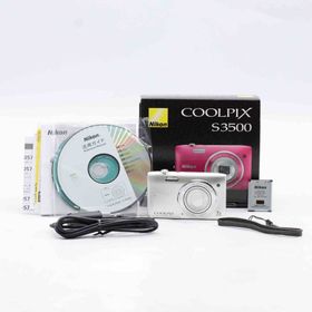 超美品★ Nikon COOLPIX S3500 クリスタルシルバー #871(コンパクトデジタルカメラ)