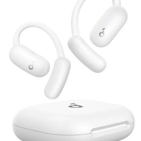 【新品】Anker Soundcore AeroFit 2 パールホワイト (Bluetooth 5.4) オープンイヤー型ワイヤレスイヤホン イヤホン IP55防塵防水規格 最大42時間再生 マルチポイント接続 PSE技術基準適合