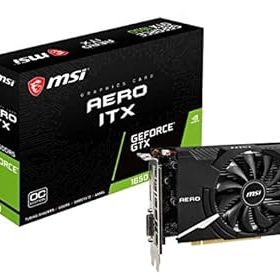 【中古】MSI GeForce GTX 1650 AERO ITX 4G OC グラフィックスカード [国内正規流通品]