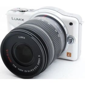パナソニック ミラーレス Panasonic LUMIX DMC-GF3 ホワイト レンズキット 中古 新品SDカード付き 届いてすぐに使える 動画撮影 タッチパネル 長期保証