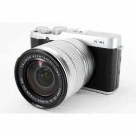 【中古】 フジフィルム FUJIFILM X-A1 レンズキット シルバー 美品 小型軽量ボディ 当店保証30日間 人気 ミラーレス 一眼レフ 交換レンズ カメラ