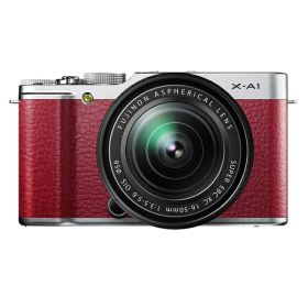 【中古】【1年保証】【美品】FUJIFILM X-A1 16-50mm レンズキット レッド