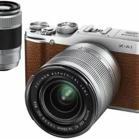 【中古】 FUJIFILM デジタルカメラミラーレス一眼 X-A1ダブルズームレンズキット ブラウン F X-A1BW/1650/50230KIT 当店保証30日間 人気 ミラーレス 一眼レフ 交換レンズ カメラ