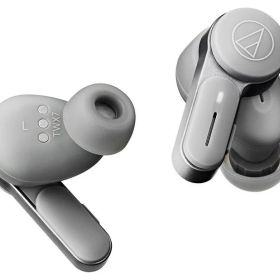 【新品】audio-technica ワイヤレスイヤホン ATH-TWX7 GY [ ストーングレイ ]