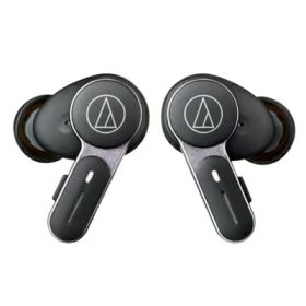 【中古】（新古品） オーディオテクニカ ATH-TWX7 ワイヤレスイヤホン bluetooth ノイズキャンセリング 最大約20時間再生 通話品質強化 マルチポイント対応 ノイズキャンセル ヒアスルー 低遅延モード LDAC対応 SBC AAC IPX4防滴 急速充電 Qiワイヤレス充電 ブラッ
