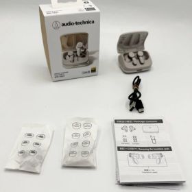 中古 オーディオテクニカ ATH-TWX7 ワイヤレスイヤホン bluetooth ノイズキャンセリング ホワイト 白 ATH-TWX7 WH 音楽 ミュージック 音楽鑑賞 運動 ランニング 通勤 通学 耳 イヤー イヤホン 音質 没入感 集中 音 使いやすい ジムリラックス 小さい
