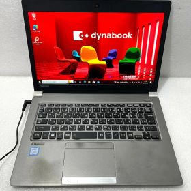 【中古】高速起動 TOSHIBA dynabook R63/H 13.3型フルHD Core i5- 8250U 1.6GHz 8GB M.2 SSD256GB Win10 無線LAN内蔵 Bluetooth Webカメラ HDMI VGA【レビュー記入で保証期間を3ヶ月に延長します。必ず商品到着後1ヶ月保証の期間中にレビューをお願いします】