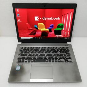【中古】高速起動 TOSHIBA dynabook R63/H 13.3型フルHD Core i5- 8250U 1.6GHz 8GB M.2 SSD256GB Win10 Pro 無線LAN内蔵 Bluetooth Webカメラ HDMI VGA【レビュー記入で保証期間を3ヶ月に延長します。必ず商品到着後1ヶ月保証の期間中にレビューをお願いします】