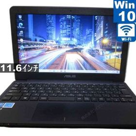 ASUS VivoBook E200HA-DBLUE【Atom x5-Z8300 1.44GHz】 【Windows10 Home】 ／充電可／Wi-Fi／保証付 [95631]