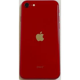 アイフォーン(iPhone)の【SIMフリー】iPhone SE 第3世代 64GB レッド バッテリー90%(スマートフォン本体)