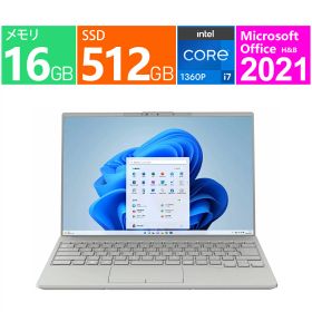 新品 富士通 ノートパソコン 14 型(インチ) FMV LIFEBOOK UH90/H1 FMVU90H1H [フロストグレー] 第13世代 インテル Core i7 1360P(Raptor Lake) 12コア メモリ：16GB SSD：512GB Windows 11 Home Office付き