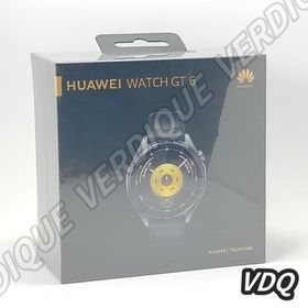 ファーウェイ(HUAWEI)のHUAWEI WATCH GT 6 46mm ブラック スマートウォッチ(腕時計(デジタル))