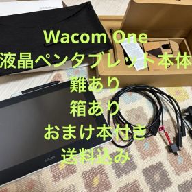 Wacom One 液晶ペンタブレット本体 難あり 箱あり 本付き