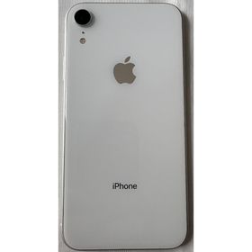 アップル(Apple)の美品 iPhone XR 64GB ホワイト SIMフリー 箱付き(スマートフォン本体)