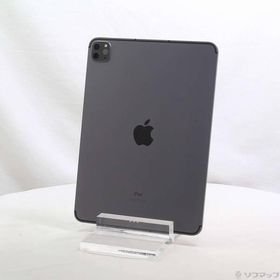 〔中古〕Apple(アップル) iPad Pro 11インチ 第3世代 128GB スペースグレイ MHW53J／A docomoロック解除SIMフリー〔196-ud〕