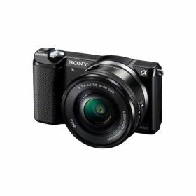 【中古】【1年保証】【美品】SONY α5000 パワーズームレンズキット ブラック [ILCE-5000L]
