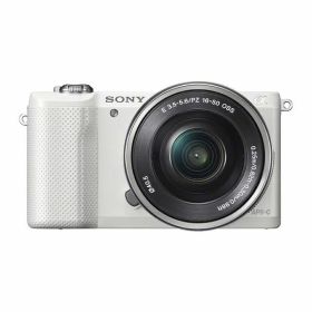 【中古】【1年保証】【美品】SONY α5000 パワーズームレンズキット ホワイト [ILCE-5000L]