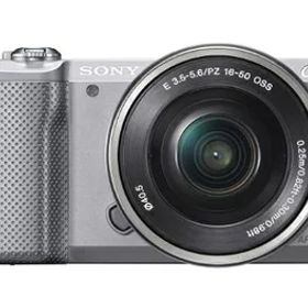 【中古】 SONY ミラーレス一眼 α5000 パワーズームレンズキット シルバー ILCE-5000L-S