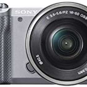 【中古】SONY ミラーレス一眼 α5000 パワーズームレンズキット シルバー ILCE-5000L-S