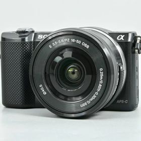 【中古】SONY ソニー α5000 ILCE-5000L パワーズームレンズキット ブラック シャッター回数僅少