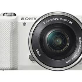 【中古】 SONY α5000 パワーズームレンズキット(ホワイト／デジタル一眼)