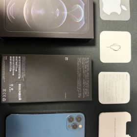 iPhone 12 Pro パシフィックブルー カメラ・FaceID生存