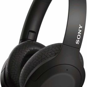 ソニー ワイヤレスノイズキャンセリングヘッドホン WH-H910N : ハイレゾ対応 / Amazon Alexa搭載 / bluetooth / 最大35時間連続再生 / ハイレゾ相当アップスケーリング対応 小型・軽量 タッチセンサー搭載 マイク付き/ 360 Reality Audio認定 ブラック WH-H910N BM