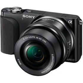 【中古】 Sony NEX-3NL/B Mirrorless Digital Camera Kit (Black) by Sony