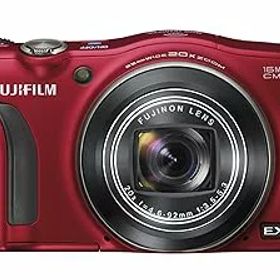 【中古】FUJIFILM デジタルカメラ FinePix F800EXR 光学20倍 レッド F FX-F800EXR R