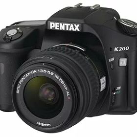 【中古】Pentax デジタル一眼レフカメラ K200D レンズキット K200D+DA18-55II